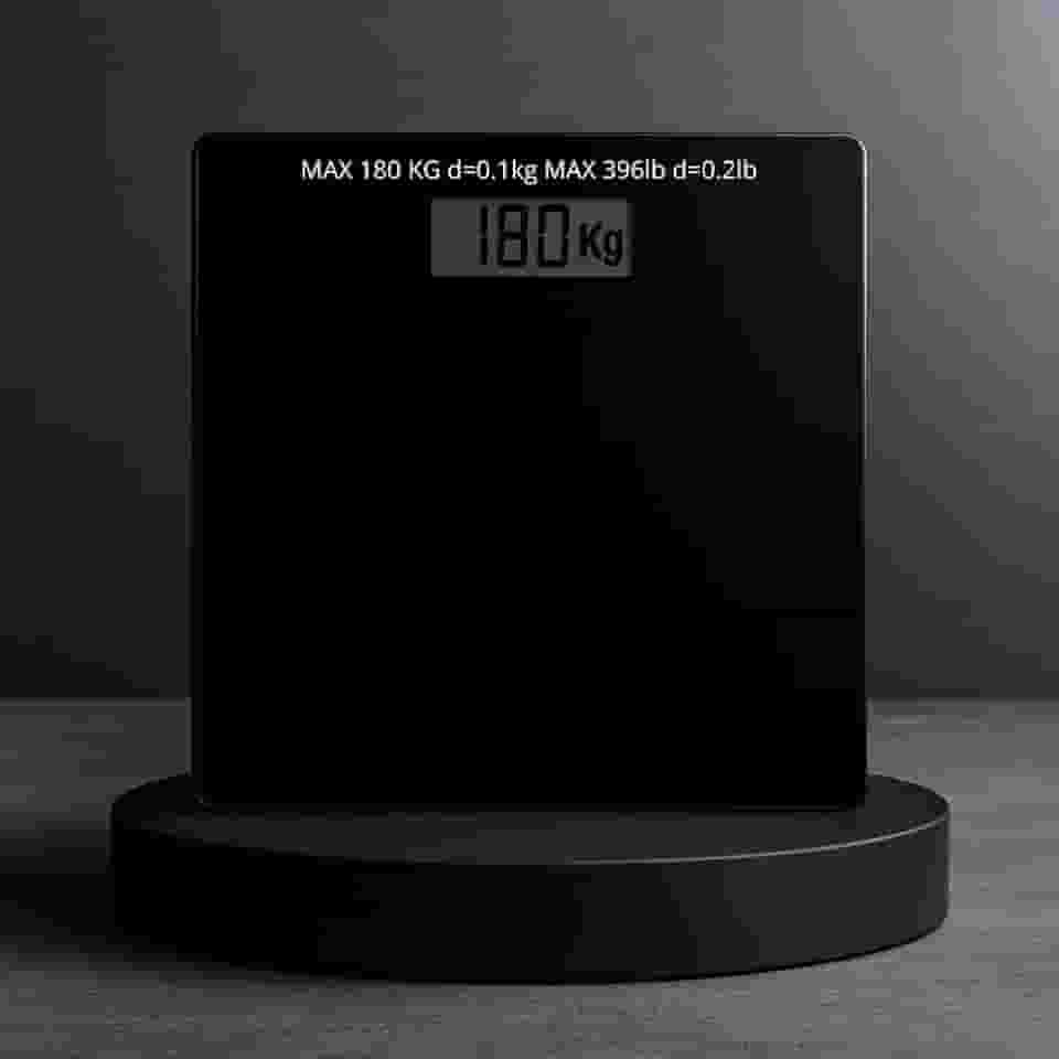 Top Balança Digital Corporal Premium Vidro Temperado Premium Preta 180kg Fitness Casa Banheiro Academia Precisa Display Automático Leve Saúde Peso Inteligente Prática Moderna Pilha AAA Antiderrapante