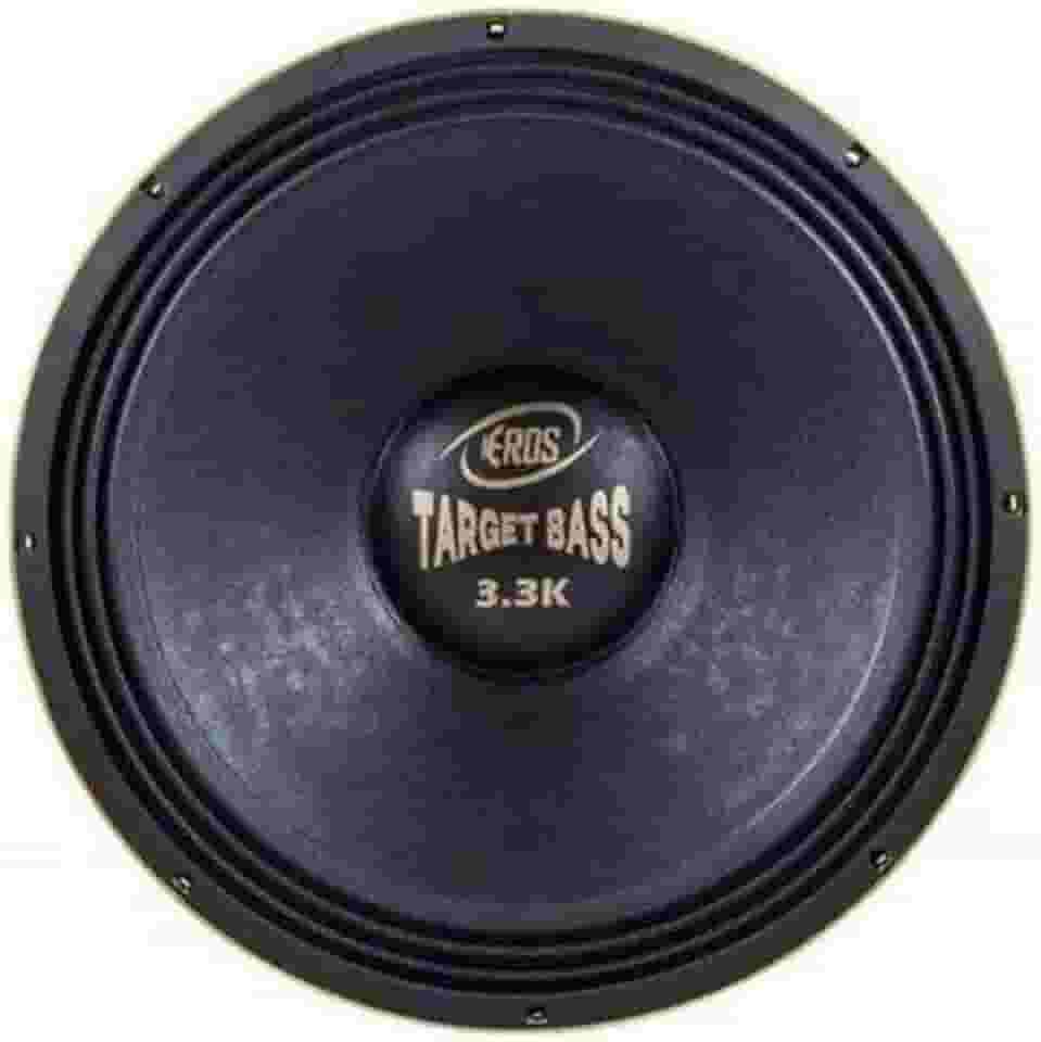 Alto Falante Eros 18 Pol 1650w Rms Target Bass 3.3k 4 Ohms