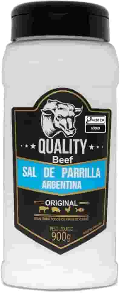 Sal De Parrilla Argentina Entrefino Churrasco 900g - Tradicional