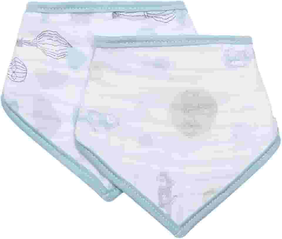 Babador Bandana Papi Soft Estampado Tamanho Unico, 2 un, Corrida de Carros, Azul