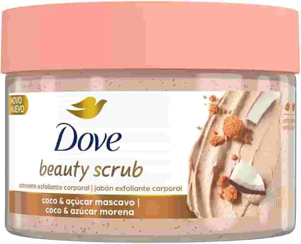 Dove Beauty Scrub Esfoliante Corporal de Coco e Açúcar Mascavo 280g