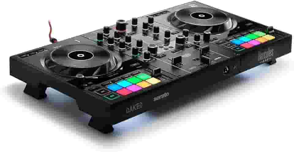 Hercules DJ Control Inpulse 500: controlador USB DJ de 2 decks para Serato DJ e DJUCED (incluído)