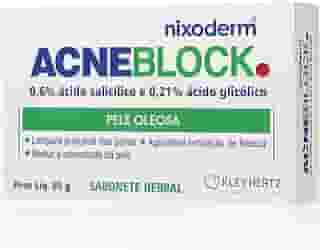Sabonete AcneBlock Herbal Pele Oleosa com cravos e espinhas