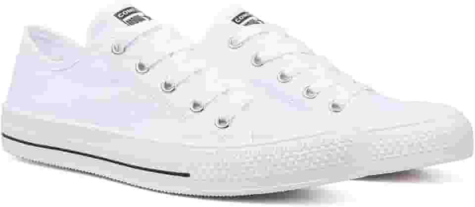 Tenis Casual Feminino Cano Baixo Branco Moda Leve