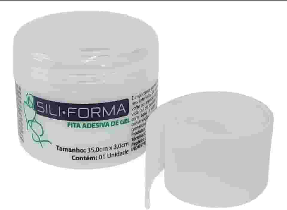 Fita Adesiva 35x3cm para Cicatriz Hipertrófica e Queloide Siliforma