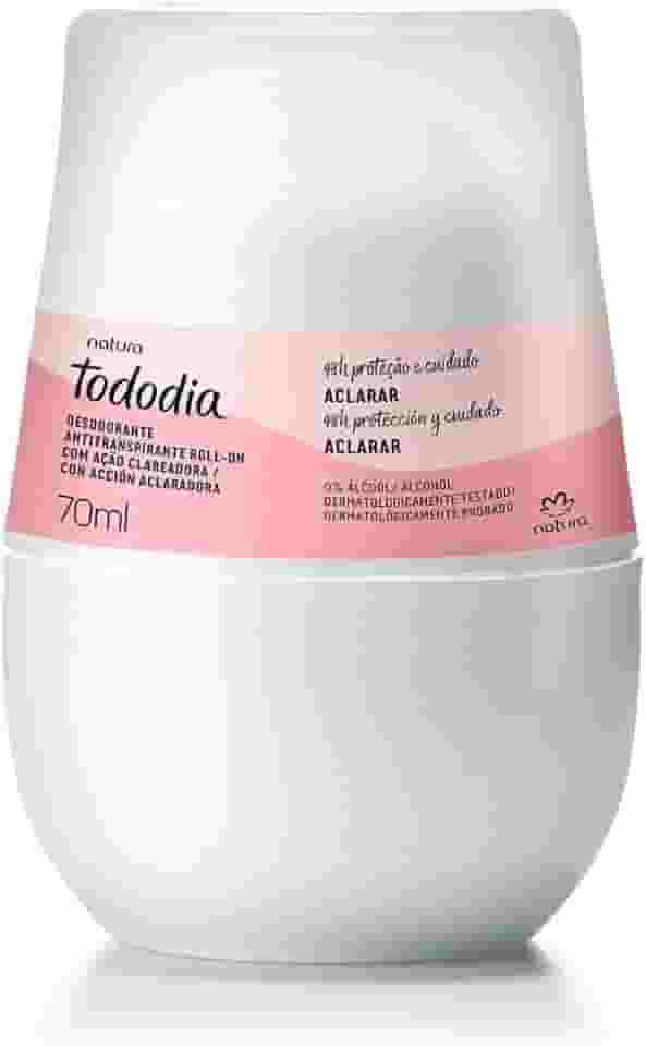Desodorante Antitranspirante Roll-on Aclarar Natura Tododia - 70ml
