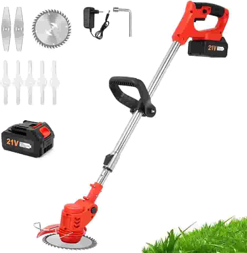 Roçadeira a Bateria 21V, Roçadeira, Cortador de Grama Eletric, Rocadeira Elétrica, Aparador de Grama, Aparador de Grama, Maquina de Cortar Grama, Cortador de Grama, Roçadeira Eletrica