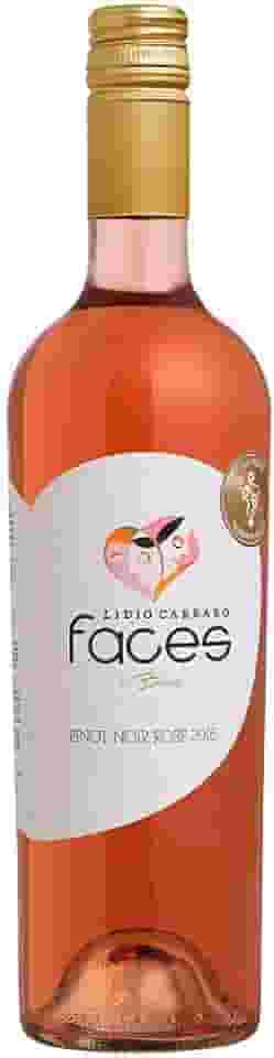 Vinho Rosé Seco Pinot Noir Faces do Brasil Lidio Carraro 750ml