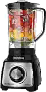Liquidificador Turbo, Mondial, Preto/Inox, 1200W, 220V - L-1200 BI