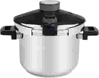 Panela de Pressão Tramontina Presto em Aço Inox Fundo Triplo com 5 Dispositivos de Segurança 22 cm 6 L