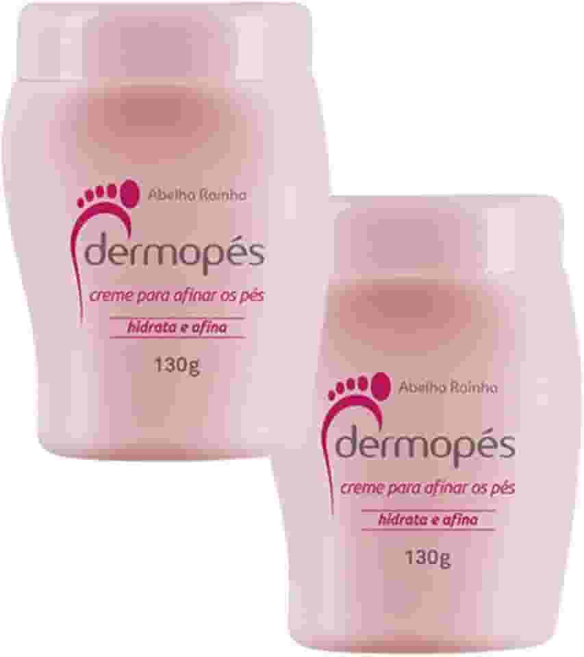 Creme Para Afinar Os Pés Hidrata e Afina Dermopés Abelha Rainha 130g