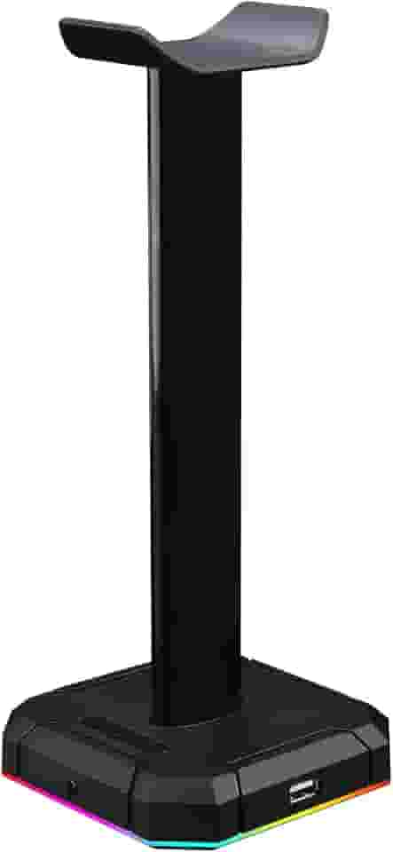 Suporte para Headset e Hub USB Redragon Scepter Preto