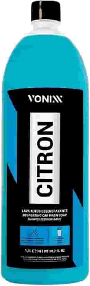 Citron Shampoo Desengraxante 1,5L – Limpeza Pesada, Remove Sujeiras e Gorduras, Alto Rendimento, Ideal para Pré-Lavagem, Chassis, Rodas, Motores, Plásticos e Pintura Automotiva, pH Alcalino