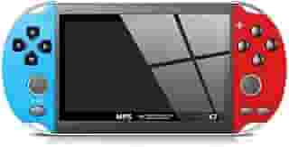Vídeo Game Portátil X7 Tela de 5.1'' Polegadas MP5 LD - Retrô Console Multijogos Clássicos 8GB de Memória USB e Saída de Video Interface para TV/AV