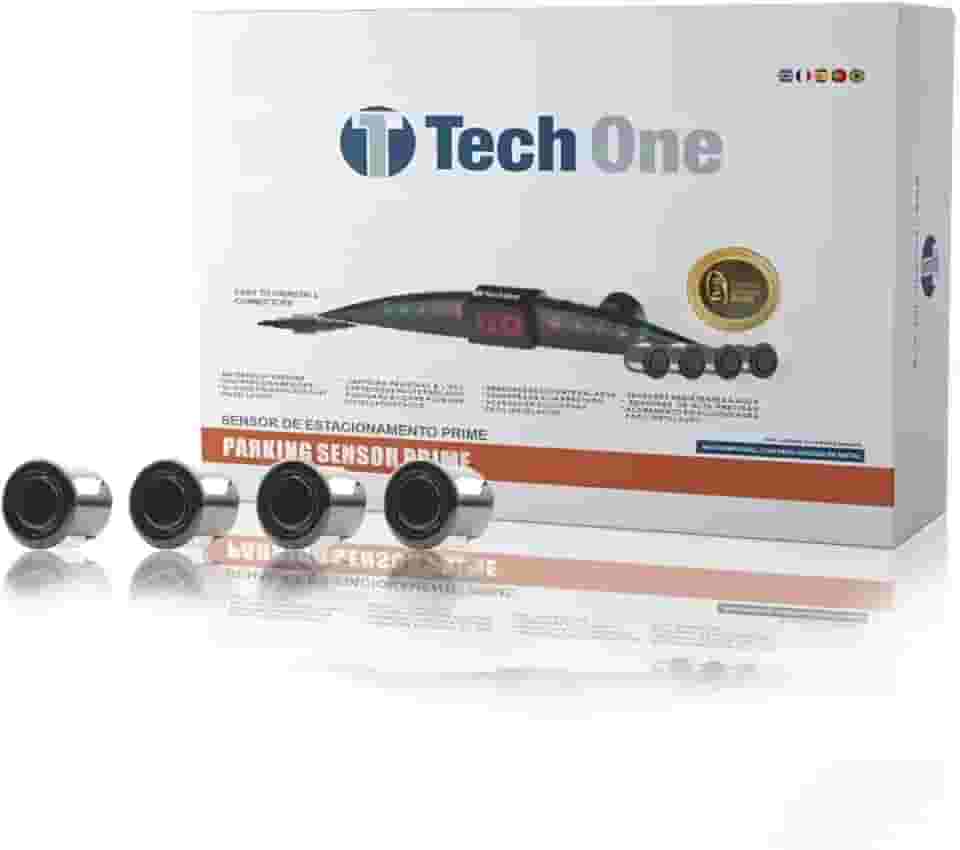SENSOR DE ESTACIONAMENTO PRIME PRETO BRILHO TECH ONE