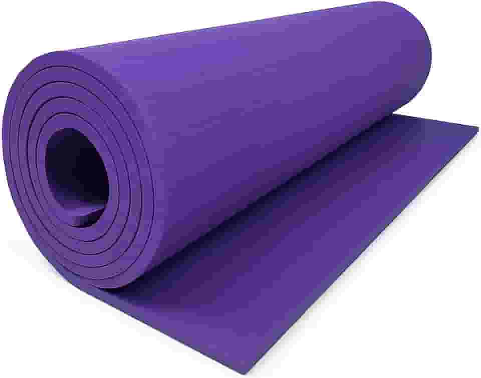 Tapete Para Yoga EVA Macio Ginástica Pilates Treino Boa aderência Antiderrapante 173x61x0,6cm