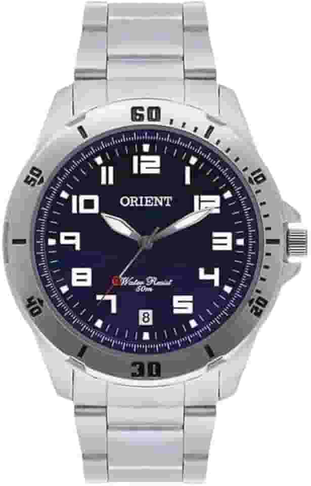 Relógio Orient Masculino Analógico Prateado MGSS1155A