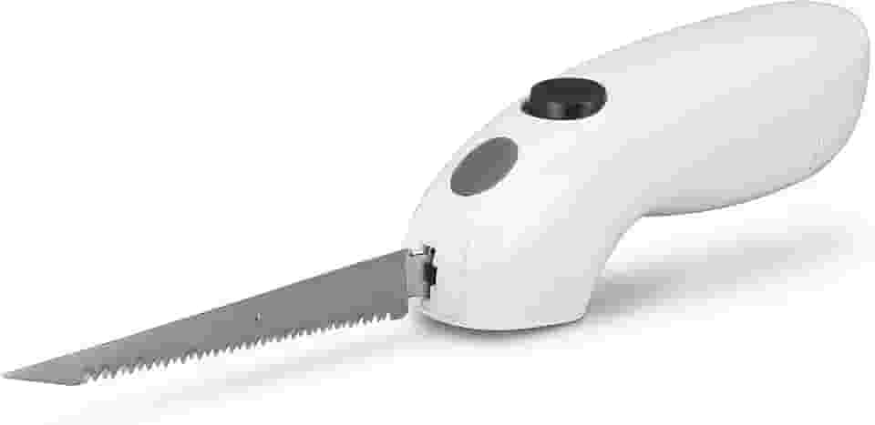 Mingzhe Faca de Cozinha Elétrica para Escultura, Faca de Bife de Aço Inoxidável Sem Fio, Faca Movida a Bateria para Piquenique Em Restaurante Doméstico, Cabo Confortável, Lavável na