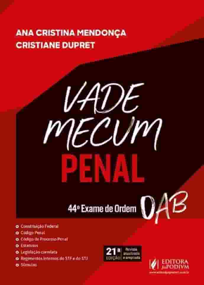 Vade Mecum Penal - 44º Exame de Ordem - 21ª Edição (2025)