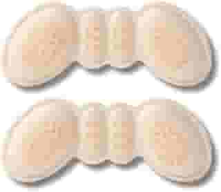 Par Protetor de Calcanhar Ortopédico para Sapatos – 1 Par em Silicone e Tecido – Alívio de Dores, Antibolhas, Conforto Diário e Ajuste Confortável Cores Bege ou Preto - Comfort Pro