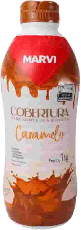 Cobertura De Caramelo Para Sorvetes E Sobremesas Marvi 1Kg