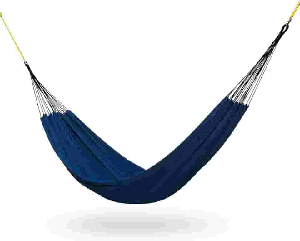 Rede de Dormir Jeans Life Basic Azul Royal com Preto