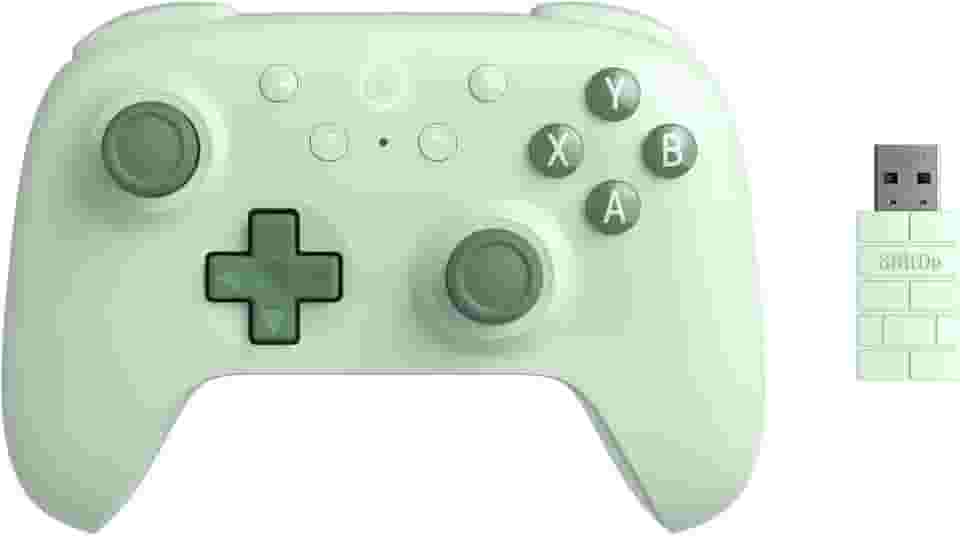 8BitDo Ultimate 2C Wireless Controller for Windows PC and Android, with 1000 Hz Polling Rate, Hall Effect Joysticks and Triggers, and Remappable L4/R4 Bumpers (Green)