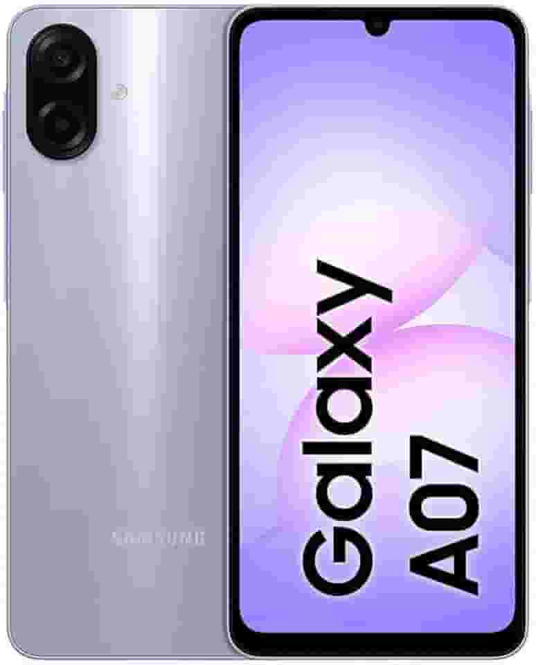 Celular Samsung Galaxy A07 128GB, 4GB, Câm. 50MP, Tela 6.7"- Violeta