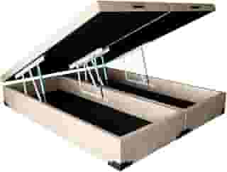 Cama Box Baú Queen Size com 48cm de altura total - Reforçada/Blindada