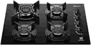 Electrolux Cooktop 4 Bocas a Gás Electrolux Mesa Vidro Experience Tripla Chama e Grade de Ferro (KE4GC) Bivolt