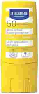 Mustela Protetor Solar Stick FPS 50 9ml - Filtro solar facial bastão - Alta proteção contra raios UVA e UVB para Bebês, Crianças e Adultos - Fórmula hipoalergênica com Abacate Orgânico - Mustela Bebê