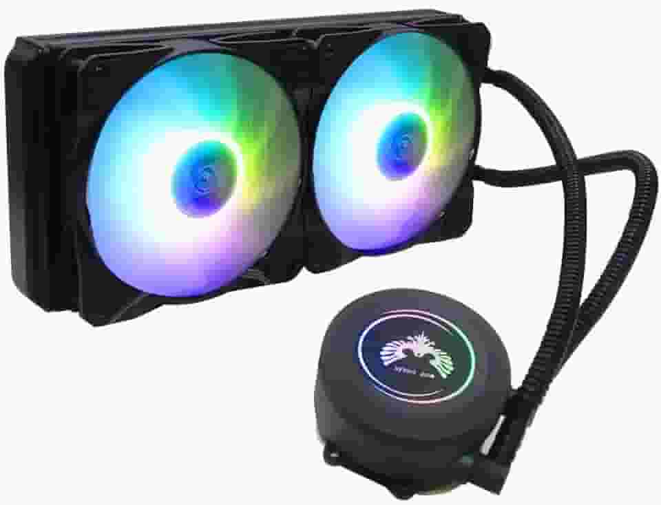 Water Cooler 240mm LED RGB para Processador AMD e Intel LGA20XX 1366 115X Fm2 Am4 Am5
