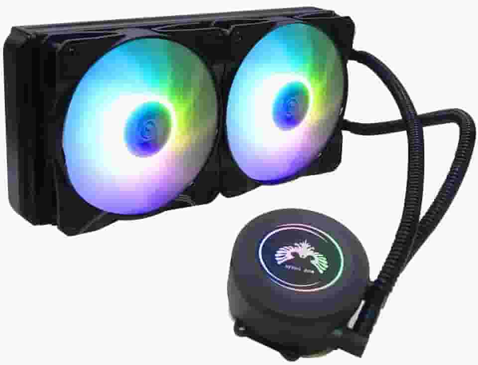 Water Cooler 240mm LED RGB para Processador AMD e Intel LGA20XX 1366 115X Fm2 Am4 Am5