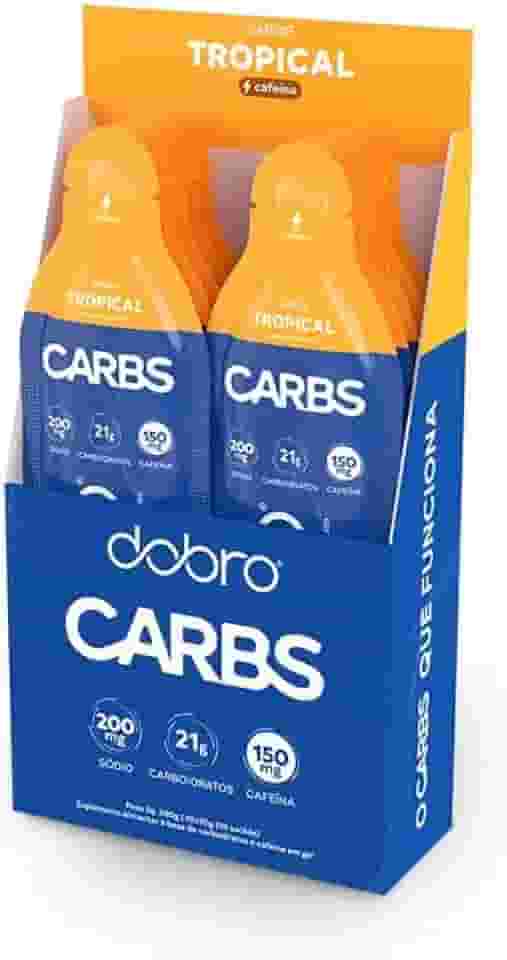 Carbs Gel Dobro sabor Tropical com Cafeína (10un x 30g)