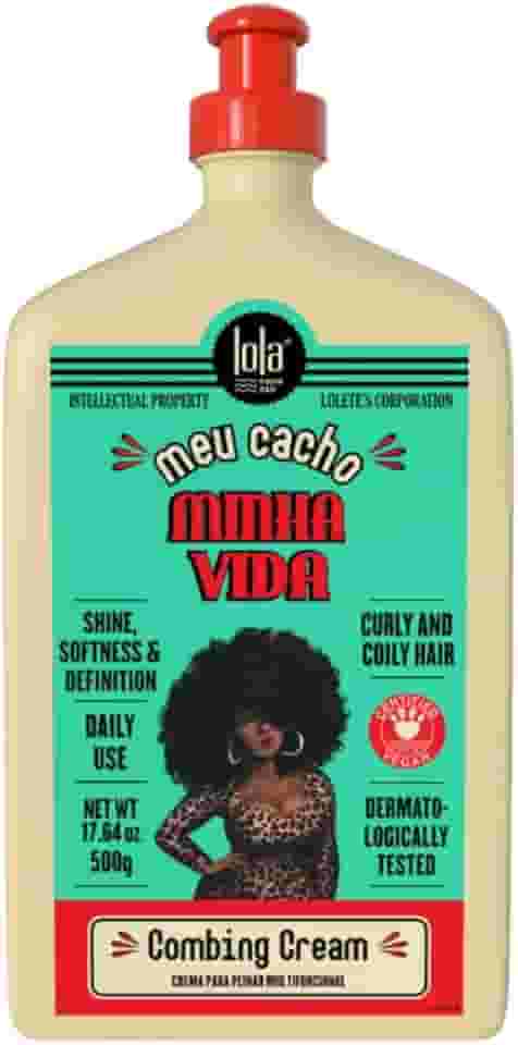 Lola From Rio - Meu Cacho Minha Vida - Creme de Pentear: brilho, maciez e definição. Cabelos Cacheados. 500ml