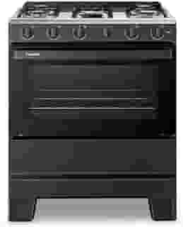 Fogão de Piso 5 Bocas Esmaltec F5ISP Ideal Pop | Mesa em Aço Inox, Acendimento Manual, Preto