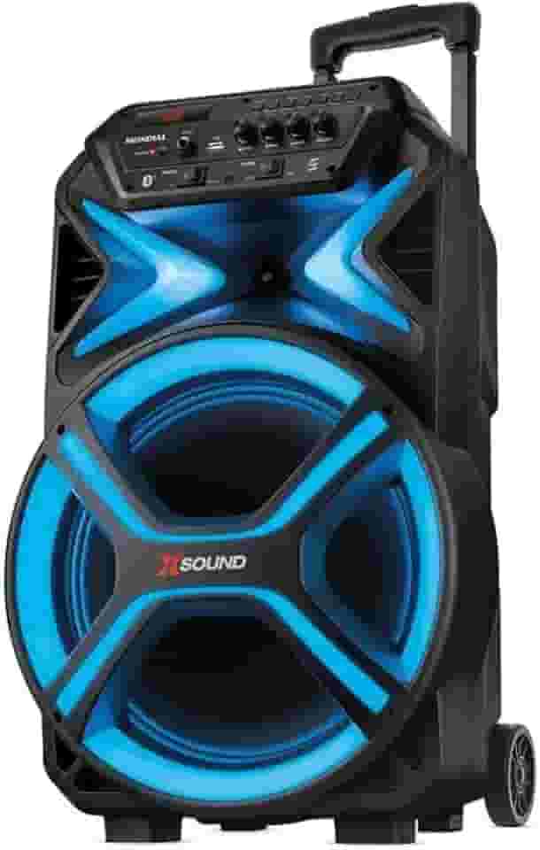 Caixa de Som Amplificadora Mondial CM-550-L com Led 550W