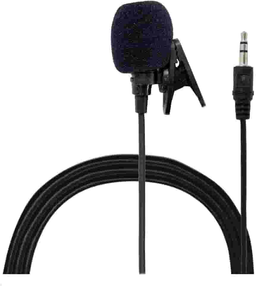 Microfone De Lapela Externo Plug 3.5 130cm