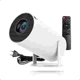 Mini Projetor Portatil 4K 1080 Full HD 5g Wifi 6 Bluetooth 5.0 Android HY300 Suporte 8000 Lumens Para Celular LED Projete até 130 polegadas
