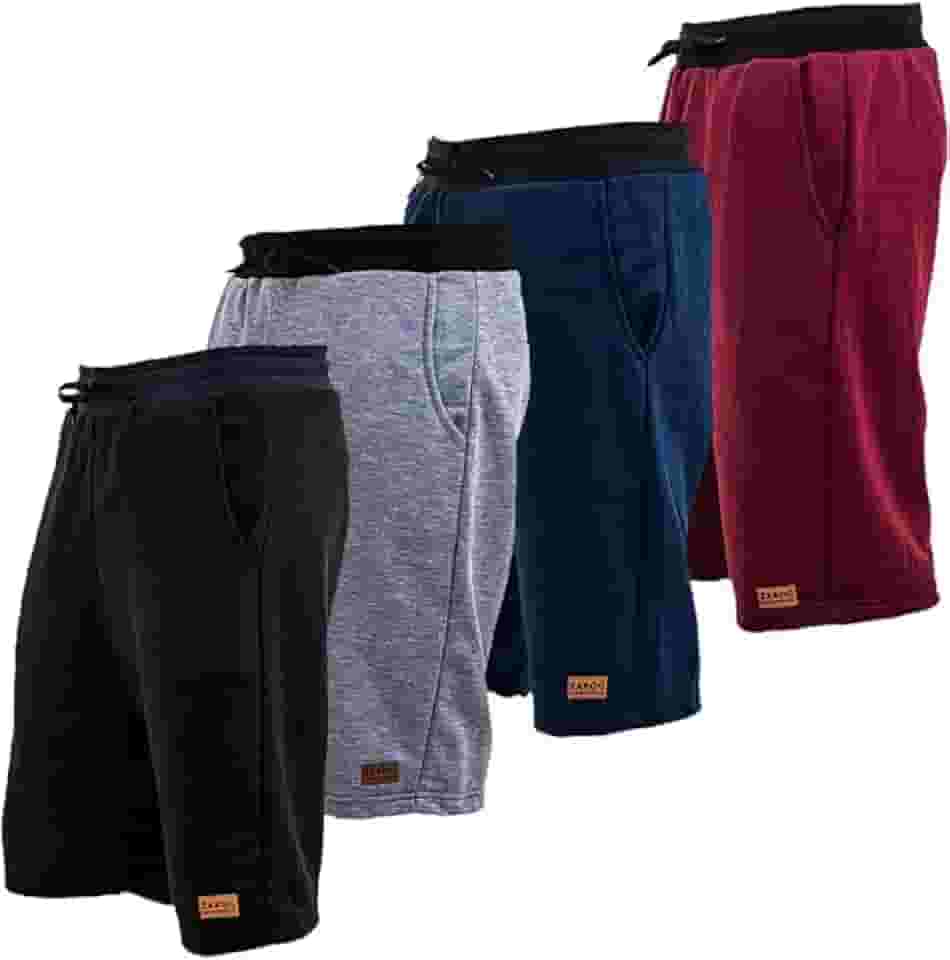 Kit 4 Bermudas Shorts Moletom Masculina Academia by ZRC