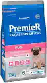 Ração Premier Raças Específicas Pug Cães Filhotes Porte Pequeno Frango 2,5kg