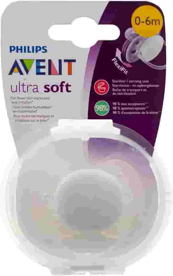 Chupeta Ultra Soft Unitária Branca Philips Avent 0-6M