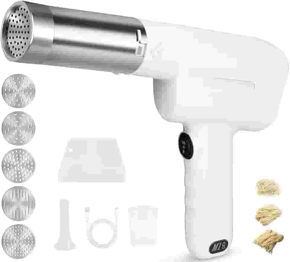 Maquina de Macarrão, Máquina de Macarrão, Maquina Macarrao, 5 Tipos de Moldes, 1 Tipos de Moldes de Enema