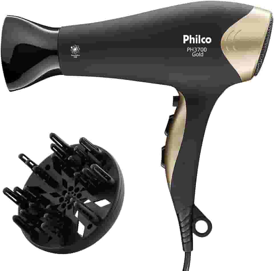Secador de Cabelos Philco PH3700 Gold Tourmaline 127V