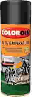 Tinta Spray Preto 300 ML - 250 GR Fosco Alta Temperatura - DECOR COLORGIN