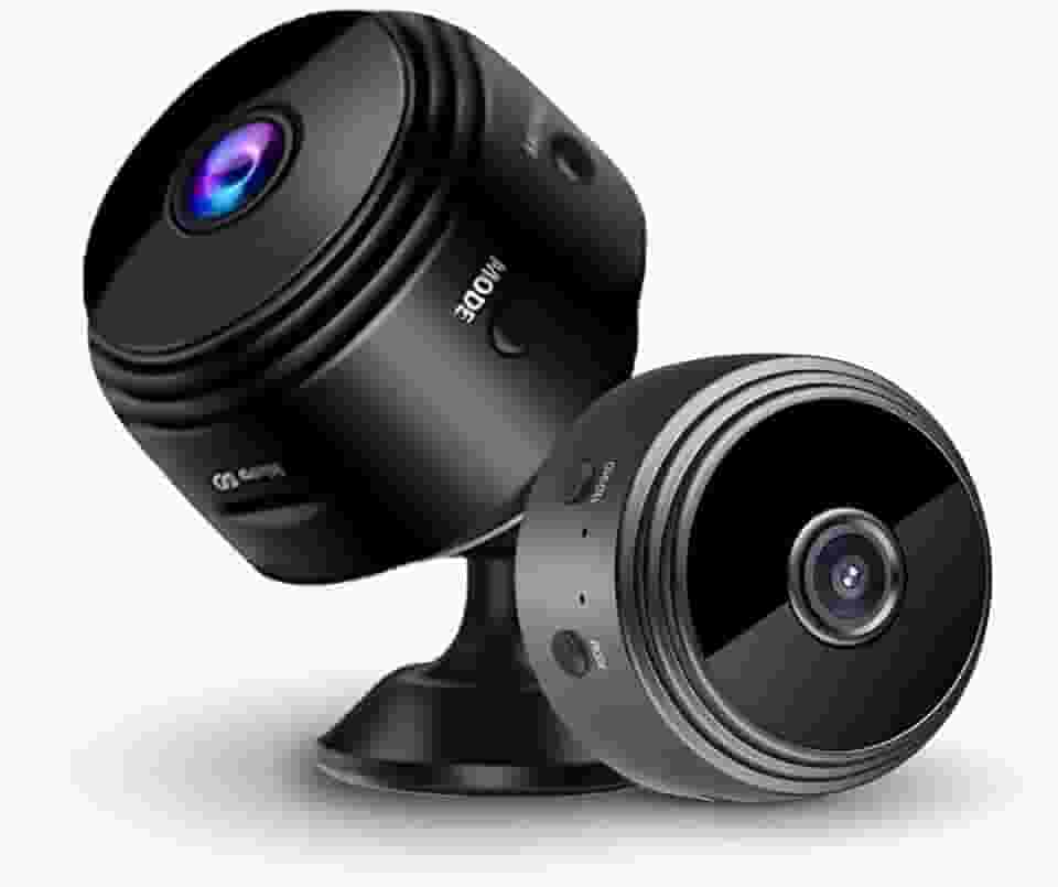 Mini Câmera Wifi, A9, Monitoramento, Segurança, Sensor, Espionagem, USB, Full HD, 1080P, Microfone Integrado, Discreta, Rotação Flexível, Wireless, Original