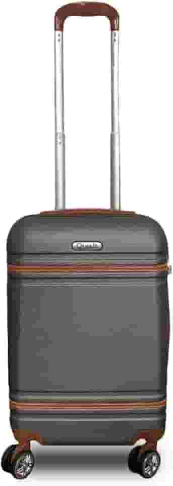 Mala de Viagem de Bordo P/ 10kg em Abs com Rodinhas 360º Removíveis e Leve - Padrão Anac - Qualis (Grafite MB001)