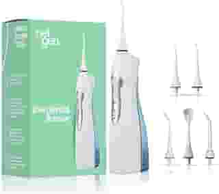 NetGen Irrigador Oral Profissional Sem Fio Para Melhor Limpeza Dos Dentes E Gengivas, Ipx7 À Prova D'Água Com 3 Modos, Baterias Recarregáveis Portáteis, Jet Home/Travel/Gift