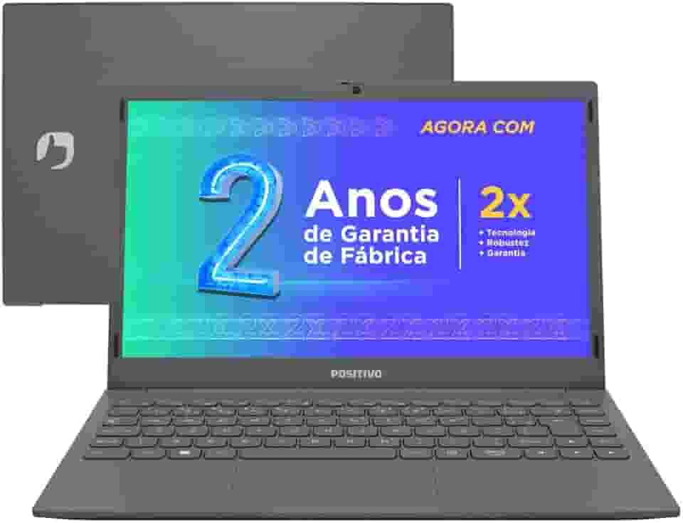 Notebook Positivo Motion C 14 Celeron 4GB 128GB Tela 14.1" Windows 11 com Alexa – 2 ANOS DE GARANTIA, Office 365 e Ring Light