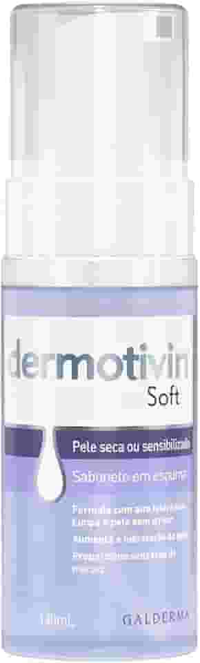 Dermotivin Espuma De Limpeza Facial Pele Seca Ou Sensibilizada Soft 130ml